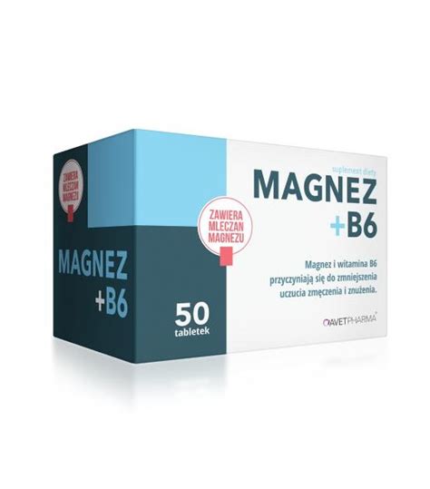 Avet Pharma Magnez B Tabletek Dr Max Drogeria