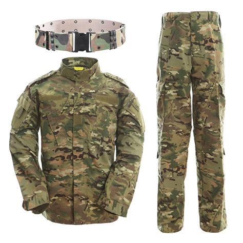 QMFIVE Uniformes tácticos Camuflaje Camo Camo Combat BDU Chaqueta