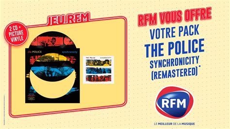 The Police Rfm Vous Offre Votre Pack Album Vinyle Synchronicity