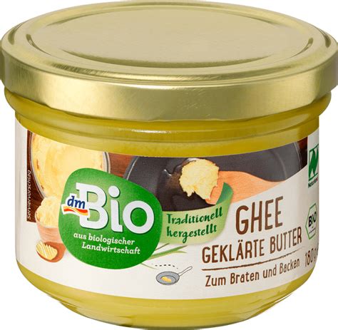 Dm Bio Ghee Geklärte Butter Naturland 180g Ab 445 € Preisvergleich