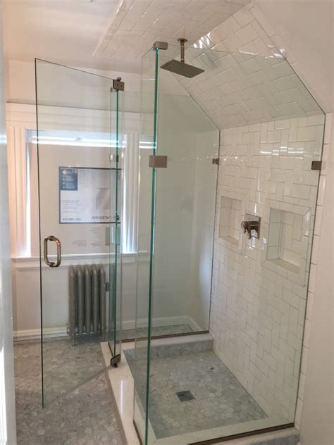 Frameless Glass Shower Doors Traditional Bathroom Newark By U S