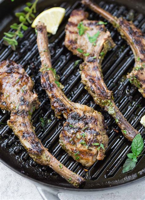 Marinated Lamb Chops With Garlic And Herbs Rachel Cooks®