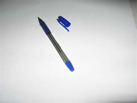Blue Pen And Cap Free Stock Photo - Public Domain Pictures