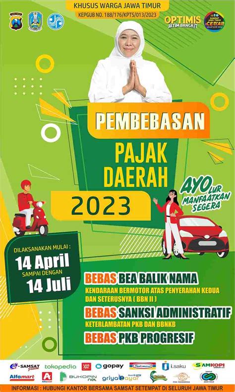 Sambut Hari Raya Gubernur Jatim Berikan Insentif Pajak Kendaraan