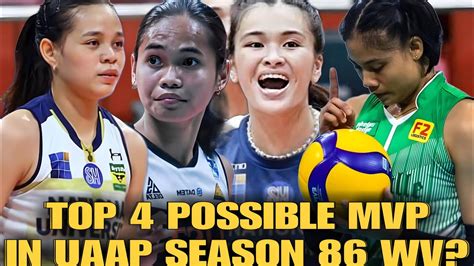 Top 4 Possible Mvp In Uaap Season 86 Womens Volleyball Base On My