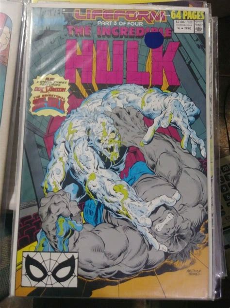 INCREDIBLE HULK Annual 16 1990 Marvel She Hulk Doc Samson Lifeform Pt