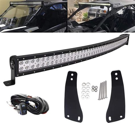 Amazon Dasen Inch W Off Road Curved Led Light Bar Front