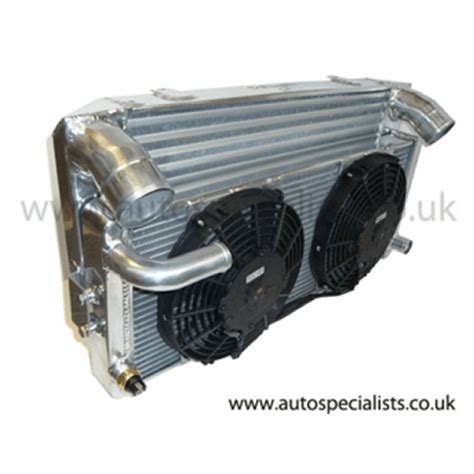 Airtec Intercooler And Radiator Combination Includes Fans Silver