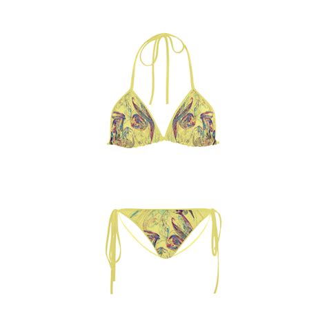 Magic Yellow Custom Bikini Swimsuit Id D