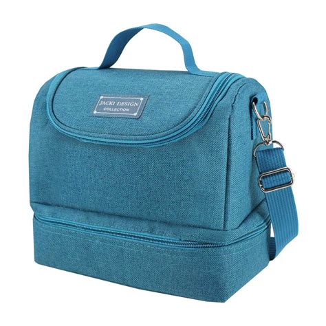 Bolsa Térmica Dupla Azul Fitness Concept Jacki Design