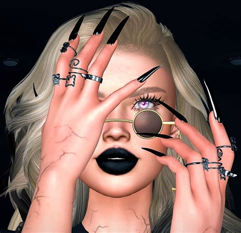 ♥ 133 ♥ Featuring The Latex Jesal Nails By Fls ♥ The Long… Flickr