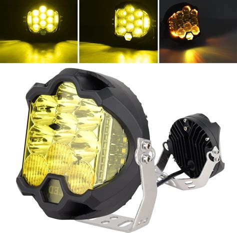 Amazon Inch W Amber Yellow Led Offroad Light Led Driving