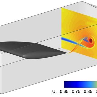 Streamwise And Crossflow Velocity Profiles At The Back NACA 0012 Wing