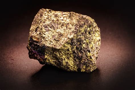 Premium Photo Chalcopyrite Ore Is The Most Common Copper And Iron