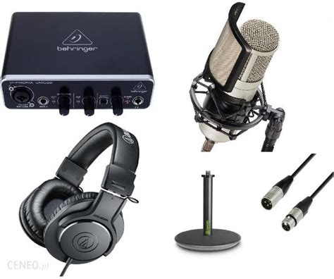 Behringer Umc Mic Studio Bundle Kompletny Zestaw Do Nagrywania