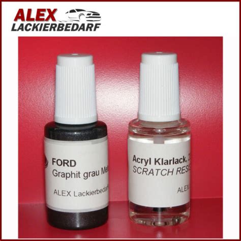 Lackstift F R Ford Graphit Grau Metallic Klarlack X Ml