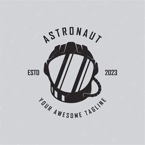 Premium Vector | Astronaut logo vector icon illustration design logo ...