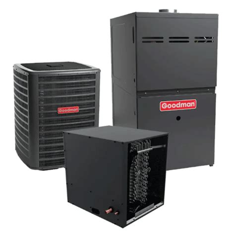 Goodman 4 Ton Ac And Gas Furnace System Gsxh504810 15 2 Seer2 80 Afue