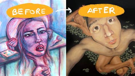 My Art Before Vs After Art School ⭐️ Youtube