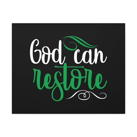 Scripture Walls God Can Restore 1 Peter 5:10 Christian Wall Art Bible ...