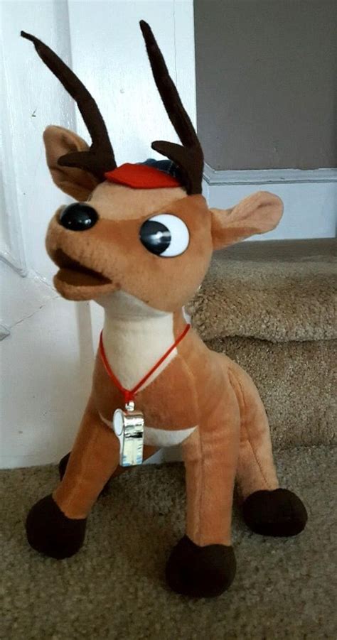 Cvs Stuffins Rudolph Red Nosed Reindeer Coach Comet Plush 15 1842270127