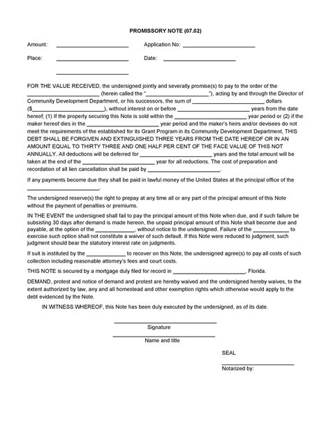 45 FREE Promissory Note Templates Forms Word PDF Template Lab