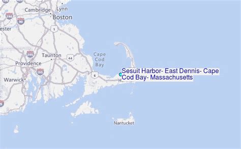 Sesuit Harbor East Dennis Cape Cod Bay Massachusetts Tide Station Location Guide