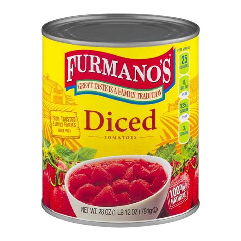 Furmanos Diced Tomatoes 28 Oz Can