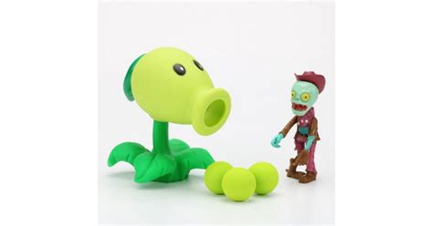 Lanzaguisantes Juguete Plantas Contra Zombis Figura Con Zombie Incl