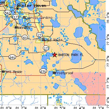 Babson Park, Florida (FL) ~ population data, races, housing & economy