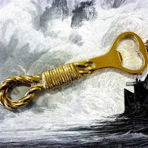 Navy Rope Bottle Opener Haute Juice