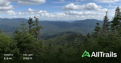 Mount Tecumseh Peaks And Sosman Trail New Hampshire 94 Reviews Map