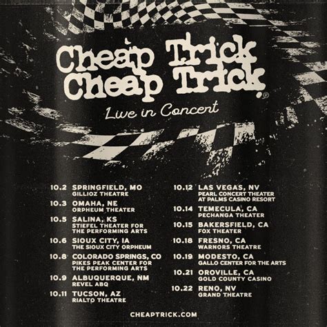 Cheap Trick Add Fall Tour Dates