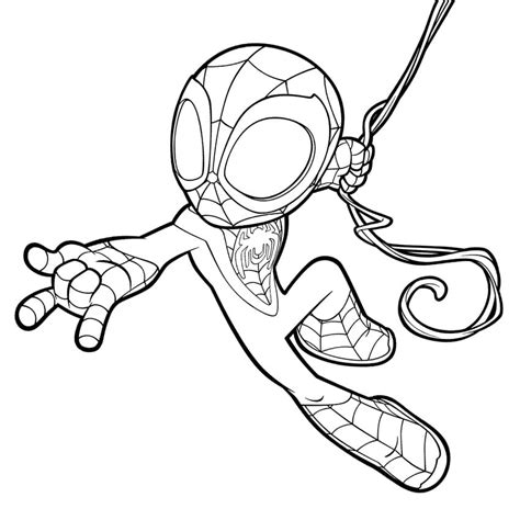 Printable Spidey And His Amazing Friends Coloring Page Free Printable