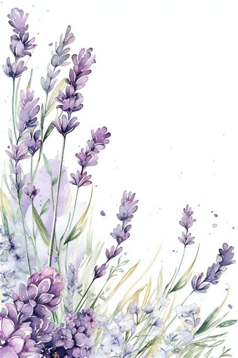 In Watercolor Flower Background Flower Drawing Flower