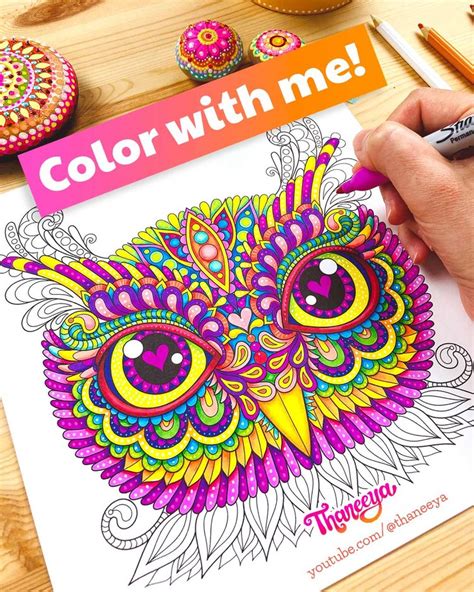 Easy Adult Coloring Techniques for Markers and Colored Pencils ...