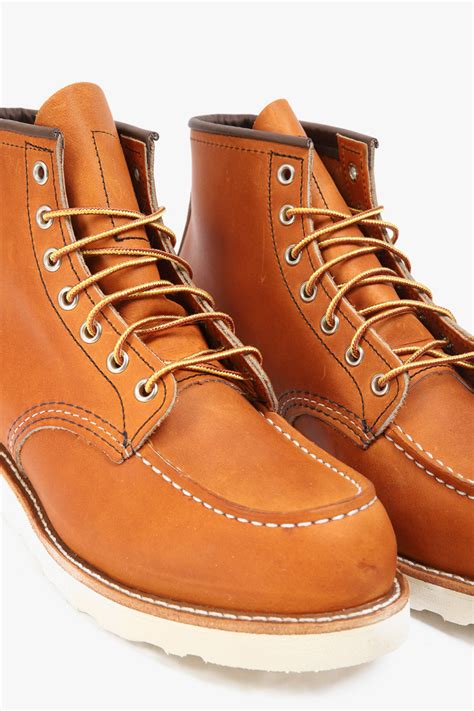 Red Wing Heritage 6 Inch Classic Moc Toe Boots 1907 Copper Rough