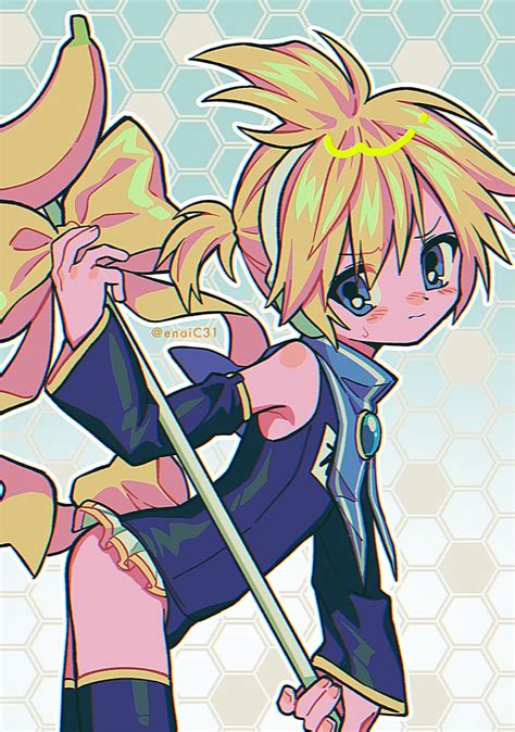 Kagamine Len Vocaloid And 1 More Drawn By Menmaenaic31 Danbooru