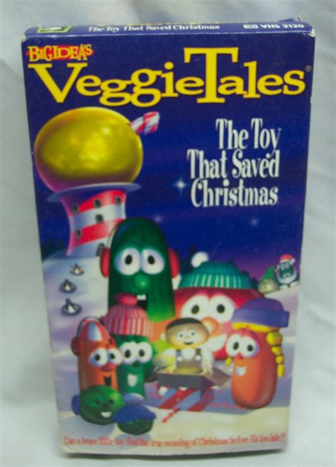 Vintage Veggie Tales The Toy That Saved Christmas Vhs Video Etsy