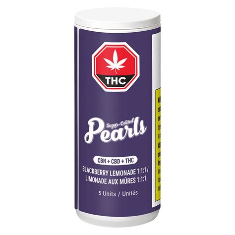 Pearls Blackberry Lemonade 1 1 1 Cbn Cbd Thc 5 Pack Blunt And Cherry