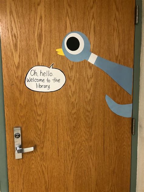 Mo Willems Pigeon School Decoration In 2024 Library Book Displays