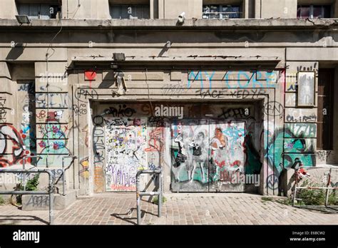 Entrance To Infamous Berghain Nightclub In Berlin Germany Stock Photo