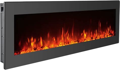 Buy GMHome 40 Inches Electric Fireplace Wall Mounted Freestanding