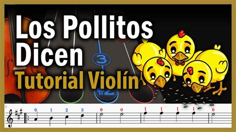 Los Pollitos Dicen Viol N Play Along Youtube