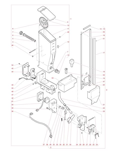 Pièces Détachées Concerto Plus 220v 50hz Distributeur De Sucre Et