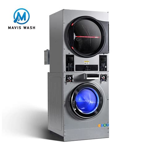 Stack Washer Dryer Kg Kg Double Dryer Gas Electric Heating Hotel