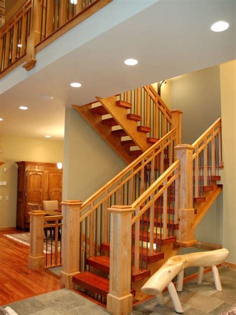 Two Tone Staircase Staircase Stairs Home Decor