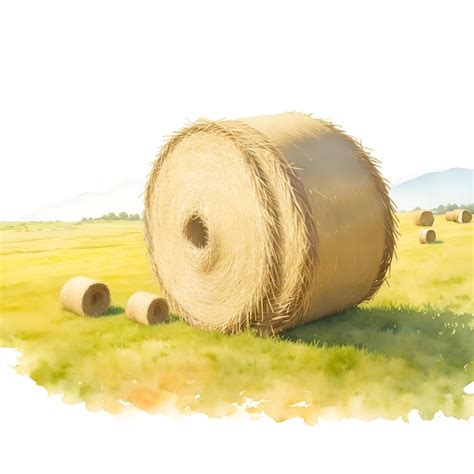 Premium Ai Image Hay Bale Clip Art