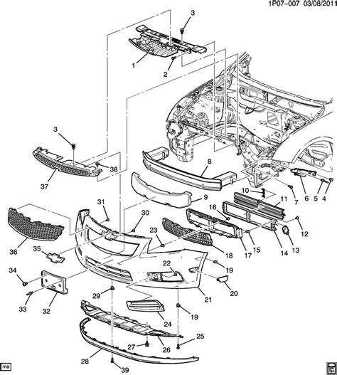 Unveiling The Intricate Anatomy Of 2014 Chevy Cruze A Parts Diagram