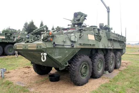 Stryker Rv M1127 General Dynamics Reconnaissance Wheeled Armoured Vehicle Us Army United States